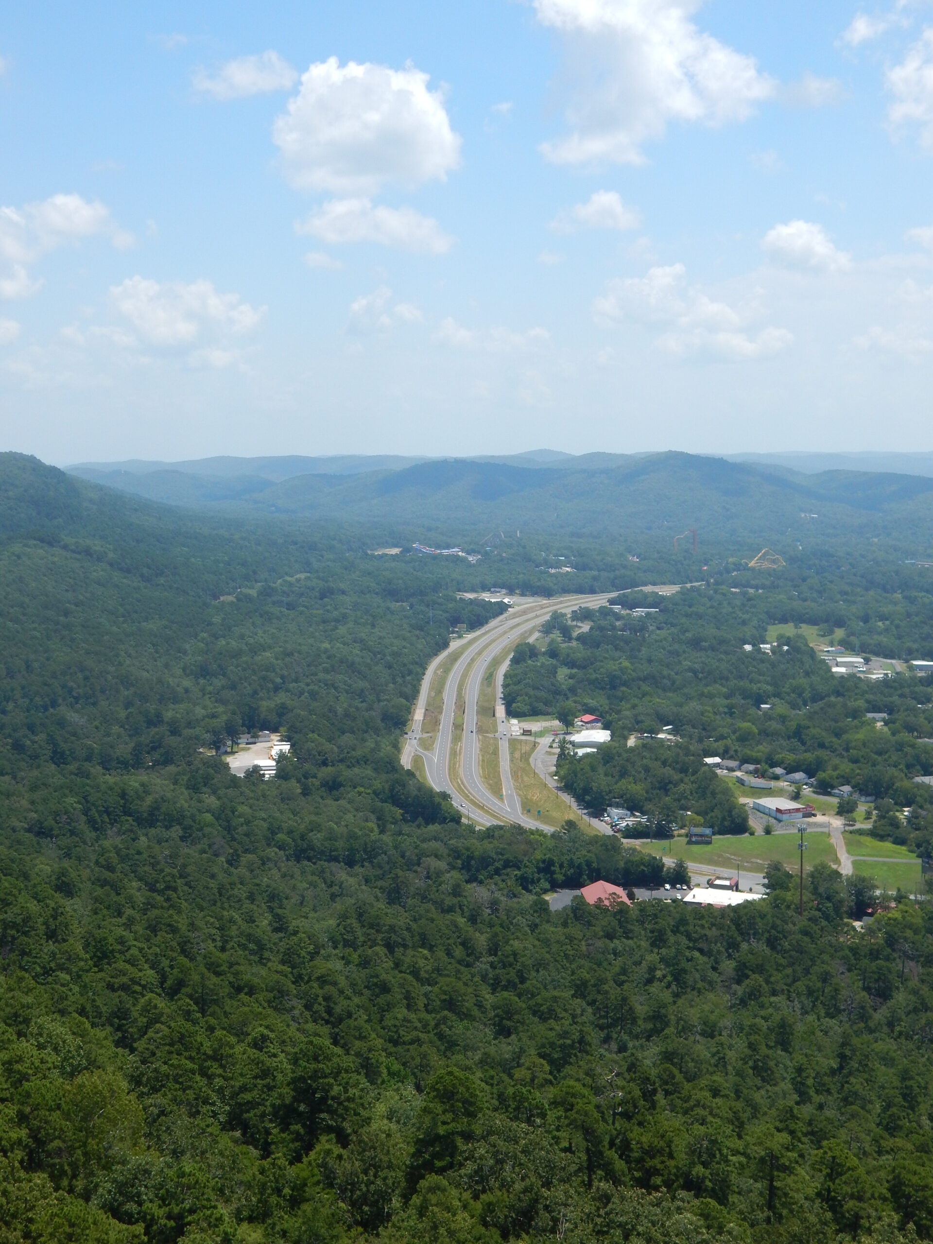 An interstate highway near Hot Springs, Arkansas
